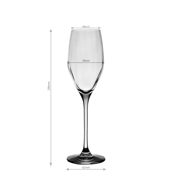 Champagnerglas 170 ml — Optima Line Glas Lunasol