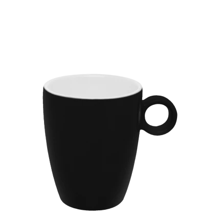 Coffee cup 190 ml, high — Gaya Atelier black