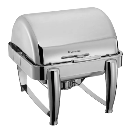 Chafing Dish s otváracím krytom 2/3 — Lunasol Servírovanie CNS 18/10