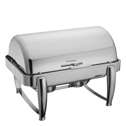 Full Size Roll Top Chafer 1/1 — Lunasol Service CNS 18/10