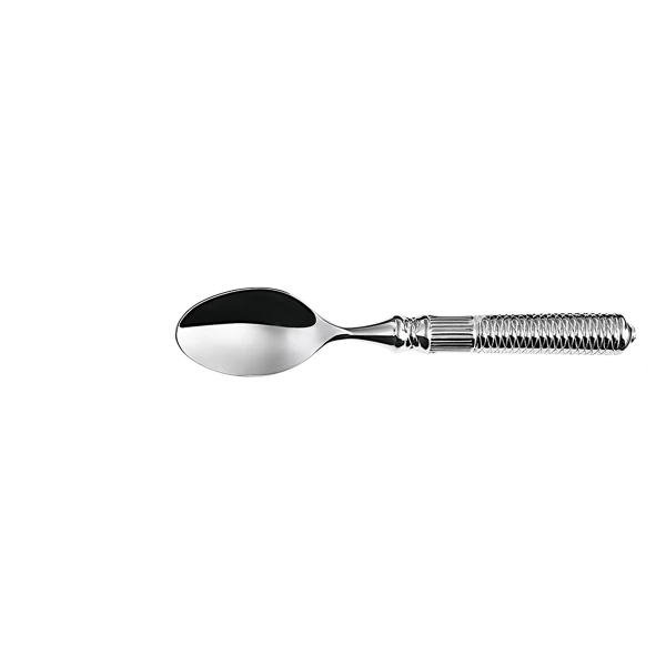 Coffee spoon with hollow handle — Rhombe all mirror
