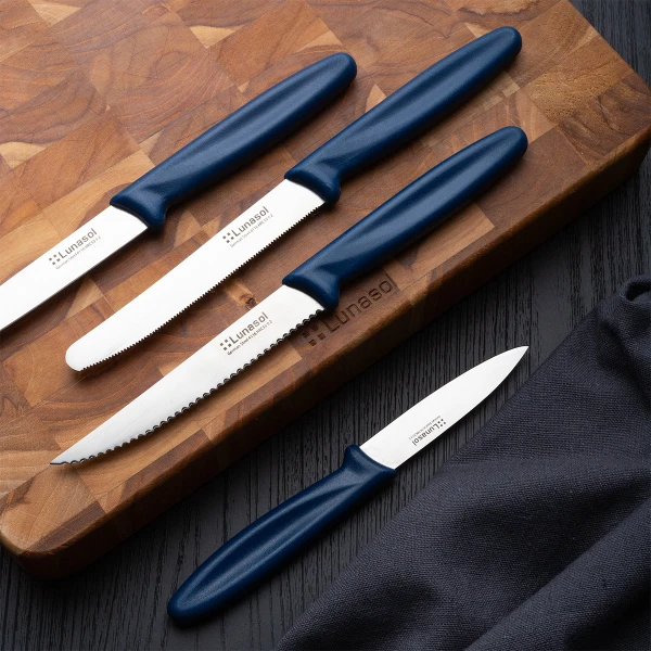 Knife without serrated blade 7.8 cm — Master Blue