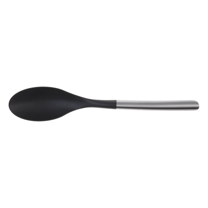 Pevná lyžica Nylon s rúčkou z nehrdzavejúcej ocele 35 cm — Lunasol