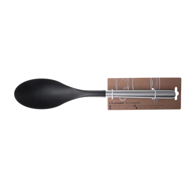 Pevná Nylon s rukojetí z nerezavějící oceli 35 cm — Lunasol