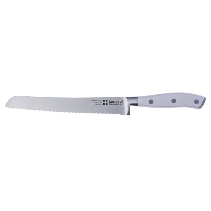 Bread Knife 200 mm / 8 - Lunasol Premium Knife white"