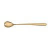 Latte Macchiatolöffel mit Herz — Alpha PVD light gold ganz matt