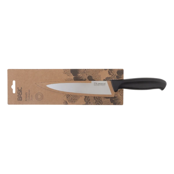 Chefmesser 20 cm auf Hängekarton — Basic
