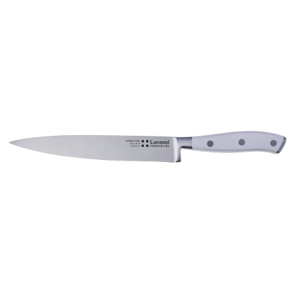 Řezací nůž 200 mm/8“ — Lunasol Premium nůž bílý