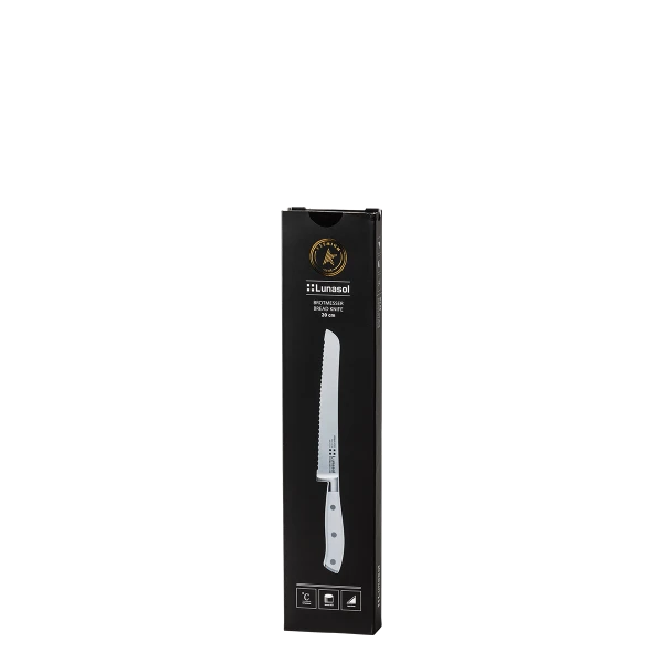 Nůž na chleba 200 mm/8“ — Lunasol Premium nůž bílý