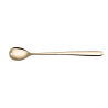 Latte Macchiato Spoon with Heart — Alpha PVD champagne all mirror