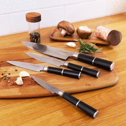 Kitchen Knife 145 mm — S-Art Curator Premium Fiber black
