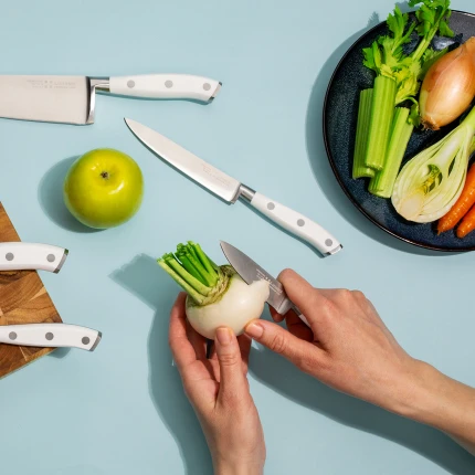 Univerzální nůž 12,7 cm /5“ — Lunasol Premium nůž bílý