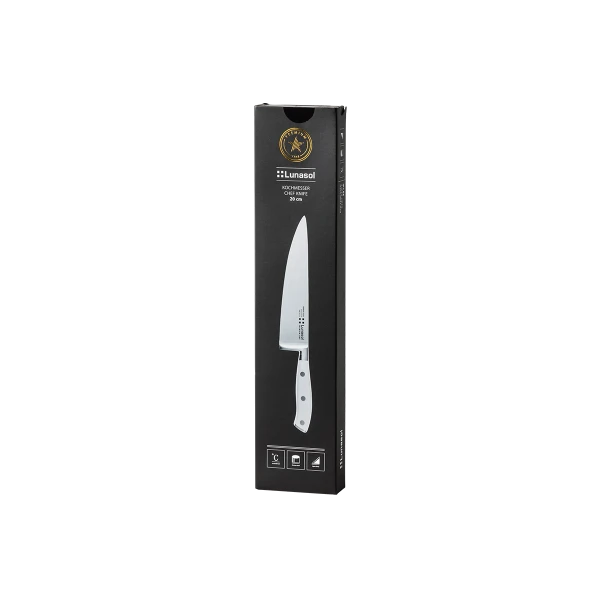 Chef Knife 200 mm / 8 - Lunasol Premium Knife white"