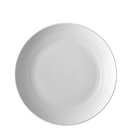 Teller flach Coupe classic Deco 27 cm, 6-tlg. — UNIVERS weiss