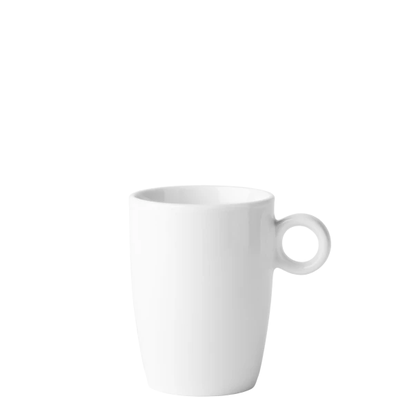 Kávová šálka 200 ml, vysoká - Chic biela