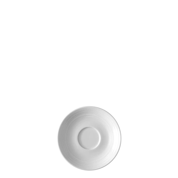 Mocca saucer with Deco rim 12 cm set of 6 pcs — UNIVERS white