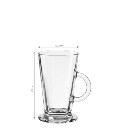 Kužeľovitý hrnček s uchom 260 ml — Acaura