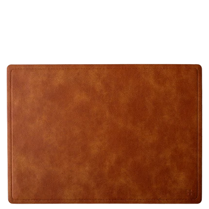 Tischset rechteckig PVC Camel — Elements Ambiente Leather Look