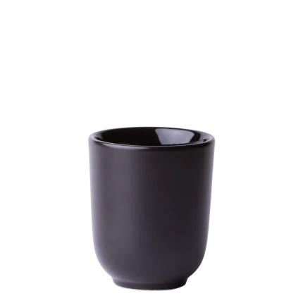 Šálka bez uška čierna 220 ml - Flow