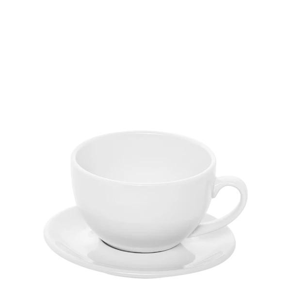 Tea-/Cappuccino mug 320ml — Chic white