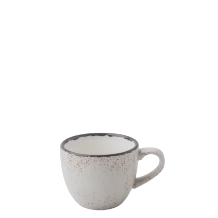 Mocca Cup 9 cl — Gaya Atelier light grey speckled