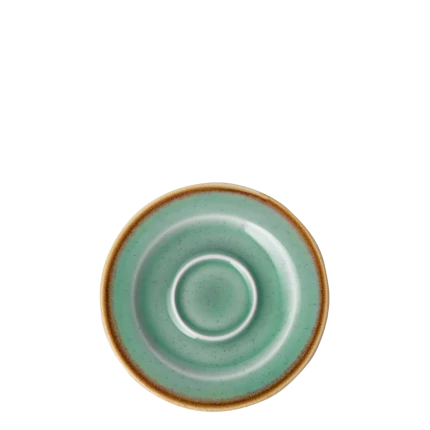 Mocca saucer 12 cm — Gaya Sand turquoise Lunasol