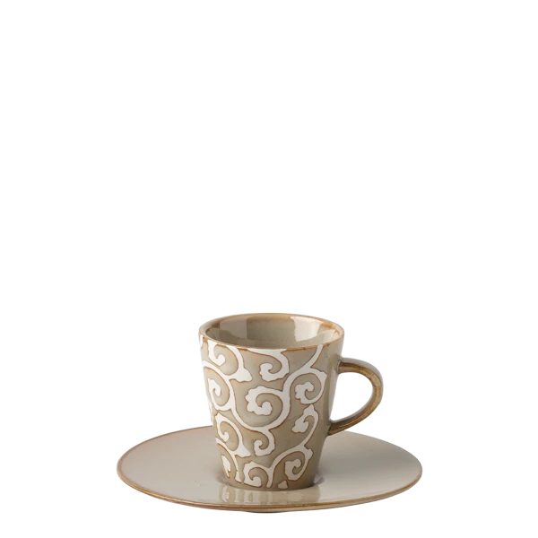 Mokka podšálka Ø 14,2 cm, v: 2 cm — Levante Pearl