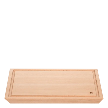 Cutting board 40 x 30 cm with groove — BASIC Wooden
