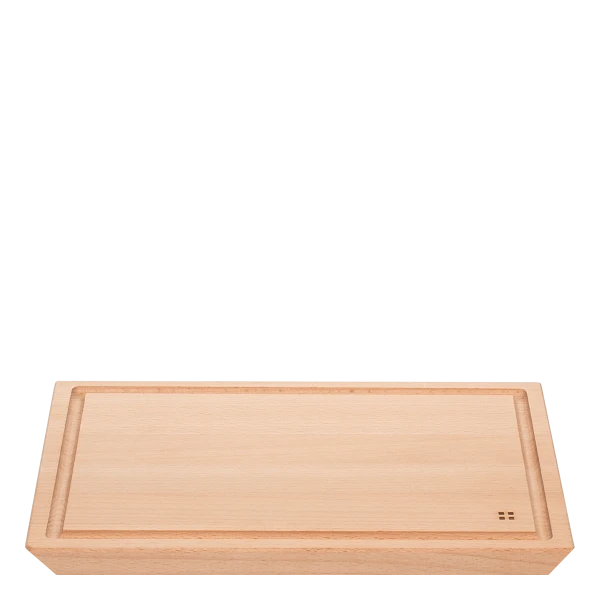 Cutting board 40 x 30 cm with groove — BASIC Wooden