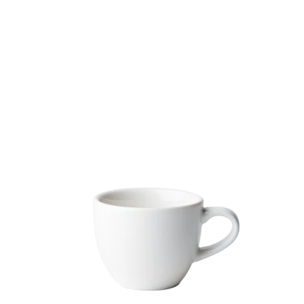 Šálka na moccu 90 ml — Gaya Atelier biely