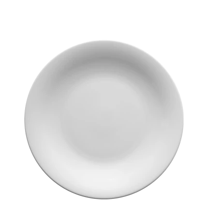 Plate flat 25 cm — Chic white