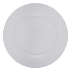 Flat plate 30 cm - Lunasol Hotel porcelain uni white