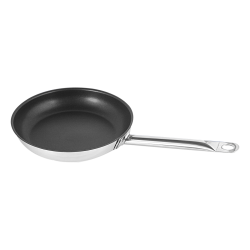 Fry pan ø 24cm with non-stick coating h: 5cm - Orion Lunasol pans Collection CNS 18/10