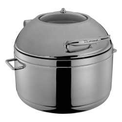 Chafing okrúhly na polévku 11l, vhodný pro indukci - Lunasol Service CNS 18/10