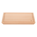 Doska na krájanie 40 x 30 cm s ryhou - BASIC Wooden