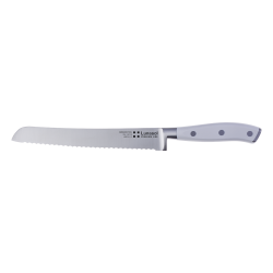 Bread Knife 200 mm / 8" - Lunasol Premium Knife white