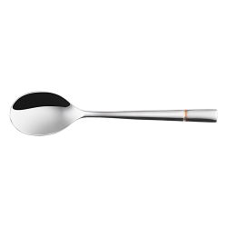 Mocca Spoon - Luxus furrow gold plated