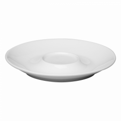 Kávová/čajová podšálek 15 cm - RGB bledošedý lesklý Lunasol