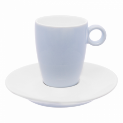 Kávová/čajová podšálka 15 cm - RGB bledomodrý lesklý Lunasol