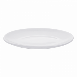 Plate oval 22 cm - Lunasol Hotel porcelain uni white
