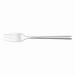 Vidlička na dort - Luxus se zlatou rýhou