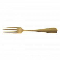 Dessert fork - Baguette Vintage PVD Gold Stone Wash