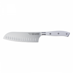 Santoku nôž 17.8 cm / 7" - Lunasol Premium nôž biely