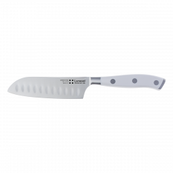 Santoku Knife 12.7 cm / 5" - Lunasol Premium Knife white