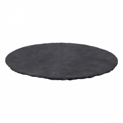 Okrúhly břidlicový podnos ø24 cm - FLOW Slate