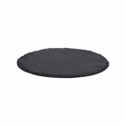 Round Slate tray ø9cm, Set 4-pcs. - FLOW Slate