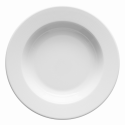 Talíř hluboký Relief 22.5 cm - Chic Relief bílý