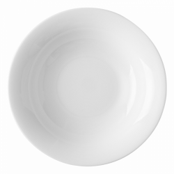 Plate deep Coupe Relief 23 cm - Chic Relief white