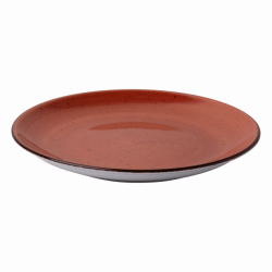 Talíř plytký 21 cm červený - Hotel Inn Chic barevný