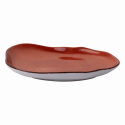 Talíř plytký 17 cm červený - Hotel Inn Chic barevný
